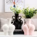 Artificial Human Body Art Vase Arrangement Hydroponic Flower Plant