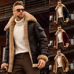 Winter Jacket Mens Military Fleece Warm Jackets Male Fur Collar Coats Army Tactical Jacket Winter Jacket Mens Military Fleece Warm Jackets Male Fur Collar Coats Army Tactical Jacket