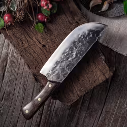 Hand Forged Longquan Old Kitchen Knife Home Chef Hand Forged Longquan Old Kitchen Knife Home Chef
