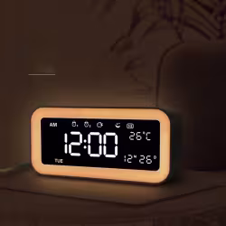Multifunctional LED Atmosphere Light Multicolored Atmosphere Light Alarm Clock Multifunctional LED Atmosphere Light Multicolored Atmosphere Light Alarm Clock