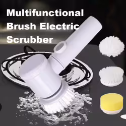 Kitchen Supplies Multifunctional Brush Electric Scrubber Rechargeable Dishwashing Brush Automatic Range Hood Stove Kitchen Supplies Multifunctional Brush Electric Scrubber Rechargeable Dishwashing Brush Automatic Range Hood Stove