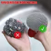 Cast Iron Scrubber 316 Stainless Steel Cast Iron Scrubber With Handle Steel Wool Scrubber Round Chainmail Scrubber Brush Kitchen Gadgets