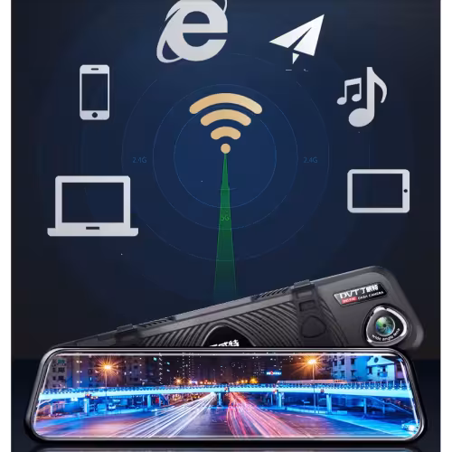 HD 360 Panoramic Driving Recorder Reverse Image