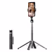 Quadrupod Double Fill Light Mobile Phone Bluetooth-compatible Selfie Stick
