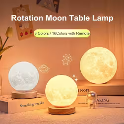 Creative 3D Magnetic Floating Levitating Moon Lamp Touch Control 3 Color Moon Light Lunar Night Light For Home Office Room Decor Creative 3D Magnetic Floating Levitating Moon Lamp Touch Control 3 Color Moon Light Lunar Night Light For Home Office Room Decor