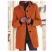 Fashion Stand Collar Woolen Coat With Pockets Fall Winter Casual Button Outwear For Women Clothing Fashion Stand Collar Woolen Coat With Pockets Fall Winter Casual Button Outwear For Women Clothing