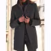 Fashion Stand Collar Woolen Coat With Pockets Fall Winter Casual Button Outwear For Women Clothing Fashion Stand Collar Woolen Coat With Pockets Fall Winter Casual Button Outwear For Women Clothing