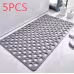 Square Non-slip Bathroom Mat With Suction Cup And Round Hole Design Shower Anti-fall Household Shower Massage Quick Drainage Mat Square Non-slip Bathroom Mat With Suction Cup And Round Hole Design Shower Anti-fall Household Shower Massage Quick Drainage Mat