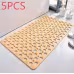 Square Non-slip Bathroom Mat With Suction Cup And Round Hole Design Shower Anti-fall Household Shower Massage Quick Drainage Mat Square Non-slip Bathroom Mat With Suction Cup And Round Hole Design Shower Anti-fall Household Shower Massage Quick Drainage Mat