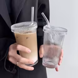 Simple Straw Vertical Grain Glass Simple Straw Vertical Grain Glass