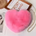 Love Bags For Women Plush Chain Shoulder Bags Valentine's Day Party Bag Love Bags For Women Plush Chain Shoulder Bags Valentine's Day Party Bag