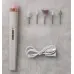 5in1 Manicure Machine Set Electric Nail Drill Polisher Cordless USB Rechargeable With LED Cutters Mill For Manicure Pedicure Accessor