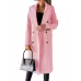 Double Breasted Lapel Coat Winter Fashion Solid Slim Long Jacket Long Sleeve Tops Womens Clothing Double Breasted Lapel Coat Winter Fashion Solid Slim Long Jacket Long Sleeve Tops Womens Clothing