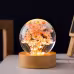 Luminous 3D Dandelion Crystal Ball Beech Wood Stand Base Preserved Flower Sphere Ball Desktop Ornaments Bithday Christmas Gifts Luminous 3D Dandelion Crystal Ball Beech Wood Stand Base Preserved Flower Sphere Ball Desktop Ornaments Bithday Christmas Gifts