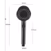 Five-color Wind Turbine Shower Head 56 Speed Water Silicone Shower Head
