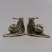 Brass Tea Pet Snail Decoration Pure Copper Paperweight Solid Core To Do Old Artifact