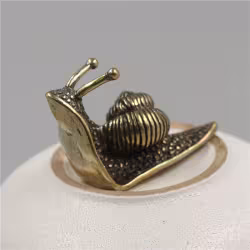 Brass Tea Pet Snail Decoration Pure Copper Paperweight Solid Core To Do Old Artifact Brass Tea Pet Snail Decoration Pure Copper Paperweight Solid Core To Do Old Artifact