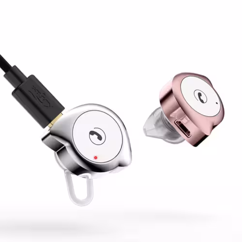 Sports wireless Bluetooth headset with earplug