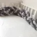 Six-strand Bed Fence Twist Braid New Hand-woven Long Knotted Pillow