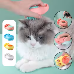 Durable Cat Paw Bath Brush Fine Foaming Labor-saving Cartoon Shape Pet Dog Cat Pet Hair Grooming Brush Reusable Dog Hair Comb Pet Products Durable Cat Paw Bath Brush Fine Foaming Labor-saving Cartoon Shape Pet Dog Cat Pet Hair Grooming Brush Reusable Dog Hair Comb Pet Products