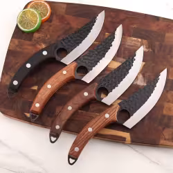 Stainless Steel Hand Hammered Tone Boning Knife Household Kitchen Stainless Steel Hand Hammered Tone Boning Knife Household Kitchen