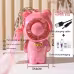Student Summer Cartoon Fan Pendant Keychain Student Summer Cartoon Fan Pendant Keychain