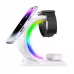4 In 1 Magnetic Wireless Charger Fast Charging For Smart Phone Atmosphere Light Charging Station For Airpods Pro I-phone Watch 4 In 1 Magnetic Wireless Charger Fast Charging For Smart Phone Atmosphere Light Charging Station For Airpods Pro I-phone Watch