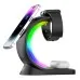 4 In 1 Magnetic Wireless Charger Fast Charging For Smart Phone Atmosphere Light Charging Station For Airpods Pro I-phone Watch 4 In 1 Magnetic Wireless Charger Fast Charging For Smart Phone Atmosphere Light Charging Station For Airpods Pro I-phone Watch