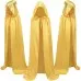 Halloween Cloak Costumes Wizard Cloak For Children Hooded Capes Mantle Black Party Decoration