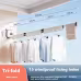 Suction Cup Folding Clothes Hanger Indoor Home Balcony Aluminum Retractable Drying Rack No Punching Folding Clothes Hanger Suction Cup Folding Clothes Hanger Indoor Home Balcony Aluminum Retractable Drying Rack No Punching Folding Clothes Hanger