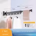 Suction Cup Folding Clothes Hanger Indoor Home Balcony Aluminum Retractable Drying Rack No Punching Folding Clothes Hanger Suction Cup Folding Clothes Hanger Indoor Home Balcony Aluminum Retractable Drying Rack No Punching Folding Clothes Hanger