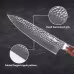 Kegani 8 Inch Damascus Chef Knife 67 Layers 10Cr15CoMoV Japanese Knife Hammered Texture Damascus Knife - FullTang Wood Handle Chefs Knife With Gift Box&Sheath Kegani 8 Inch Damascus Chef Knife 67 Layers 10Cr15CoMoV Japanese Knife Hammered Texture Damascus Knife - FullTang Wood Handle Chefs Knife With Gift Box&Sheath