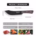 Qulajoy Meat Cleaver Knife - 7.3 Inch High Carbon Stainless Steel Butcher Knife For Meat Cutting Slicing Vegetables- Professional Chopper Knife For Home Kitchen Chef Knife Qulajoy Meat Cleaver Knife - 7.3 Inch High Carbon Stainless Steel Butcher Knife For Meat Cutting Slicing Vegetables- Professional Chopper Knife For Home Kitchen Chef Knife