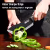 Qulajoy Meat Cleaver Knife - 7.3 Inch High Carbon Stainless Steel Butcher Knife For Meat Cutting Slicing Vegetables- Professional Chopper Knife For Home Kitchen Chef Knife