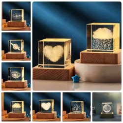 3D Transparent Crystal Cube Desktop Decoration Small Night Lamp Bedroom Home Decor For Kids Party Children Birthday Gifts 3D Transparent Crystal Cube Desktop Decoration Small Night Lamp Bedroom Home Decor For Kids Party Children Birthday Gifts