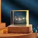 3D Transparent Crystal Cube Desktop Decoration Small Night Lamp Bedroom Home Decor For Kids Party Children Birthday Gifts