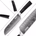 Qulajoy Santoku Knife, High Carbon Stainless Steel Chef Knife Japanese Kitchen Knives With Ergonomic Pakkawood Handle, Chopping Knife For Home Kitchen Cooking