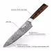 Qulajoy Japanese Chef Knife Kitchen Knife High Carbon German Steel Cooking Knives Damascus Pattern Japanese Knife With Ergonomic Handle For Home Kitchen Outdoor