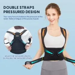 Back Posture Correction Belt Invisible Anti-Humpback Orthotics Band Back Posture Correction Belt Invisible Anti-Humpback Orthotics Band