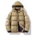 Short Glossy Down Jacket Thick White Duck Down