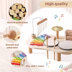 Baby Educational Toys Wooden Aeolian Bells Montessori Children's Musical Toys Xylophone Newborn Birthday Gifts Music Table Toys Baby Educational Toys Wooden Aeolian Bells Montessori Children's Musical Toys Xylophone Newborn Birthday Gifts Music Table Toys