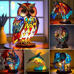 3D Colored Animal Light Desk Lamp Animal Series Decorative Night Light Animal Elephant Owl Cat Vintage Table Lamp Home Decoration 3D Colored Animal Light Desk Lamp Animal Series Decorative Night Light Animal Elephant Owl Cat Vintage Table Lamp Home Decoration