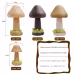 Twisted Mushroom Night Warm Light Touch Bedroom Bedhead Night Light Beech Wood LED USB Decorative Atmosphere Lamps Home Decor Twisted Mushroom Night Warm Light Touch Bedroom Bedhead Night Light Beech Wood LED USB Decorative Atmosphere Lamps Home Decor