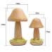 Twisted Mushroom Night Warm Light Touch Bedroom Bedhead Night Light Beech Wood LED USB Decorative Atmosphere Lamps Home Decor Twisted Mushroom Night Warm Light Touch Bedroom Bedhead Night Light Beech Wood LED USB Decorative Atmosphere Lamps Home Decor