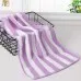 Coral Fleece Wide Striped Edge Soft Absorbent Thickening Lint-free Face Washing At Home Towels Coral Fleece Wide Striped Edge Soft Absorbent Thickening Lint-free Face Washing At Home Towels