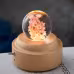 LED Night Light Flower Crystal Ball Children Night Lamp With Woodern Base Bedroom Ambient Light Creative Gift Night Light LED Night Light Flower Crystal Ball Children Night Lamp With Woodern Base Bedroom Ambient Light Creative Gift Night Light