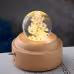 LED Night Light Flower Crystal Ball Children Night Lamp With Woodern Base Bedroom Ambient Light Creative Gift Night Light LED Night Light Flower Crystal Ball Children Night Lamp With Woodern Base Bedroom Ambient Light Creative Gift Night Light