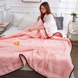 Washed Cotton Summer Quilt Solid Color Washed Cotton Summer Quilt Solid Color