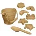 Silicone Beach Bucket Children's Early Education Educational Toys Silicone Beach Bucket Children's Early Education Educational Toys