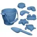 Silicone Beach Bucket Children's Early Education Educational Toys Silicone Beach Bucket Children's Early Education Educational Toys